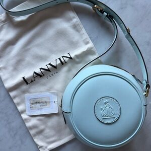 Lanvin Sky Blue Cookie Camera Crossbody Bag